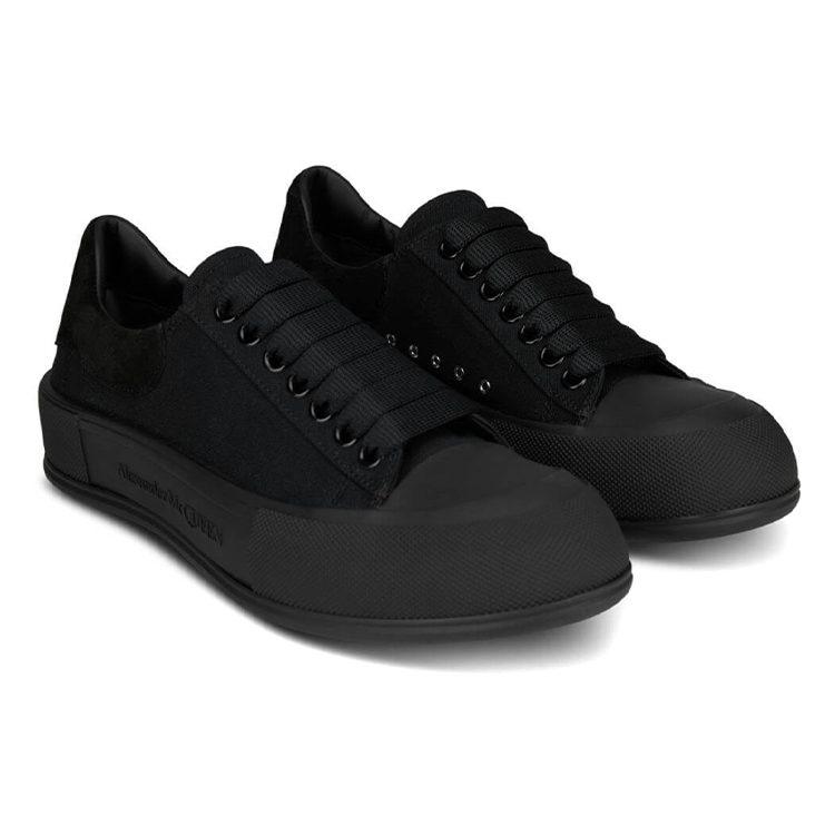 Alexander Mcqueen Кеды для скейтбординга на шнуровке Тройной черный 654594W4MV71000