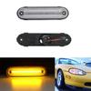 For 1990-2005 Mazda MX-5 Miata Amber LED Front Side Marker Light Lamp Clear Lens