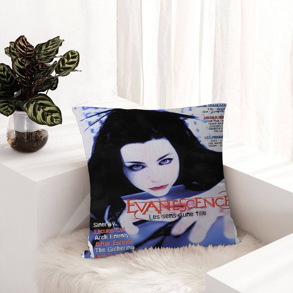 E-Evanescence Декоративная Подушка для Комнаты Эстетика Наволочка Домашний Декор Спальня Диван Кровать Диван Подушка Чехол 45X45