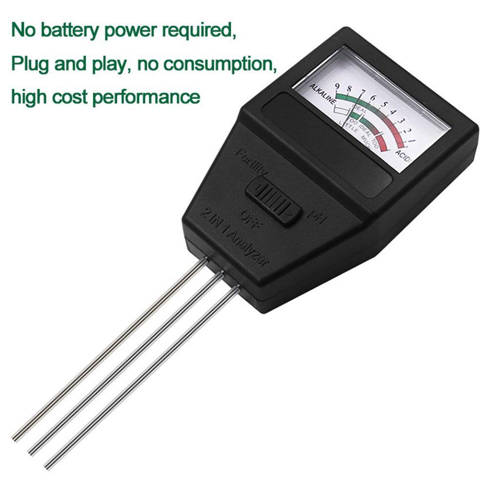 Meter Monitor Plants 2 in 1 Soil PH Fertility Meter Soil PH Tester With 3 Probes Soil Hygrometer