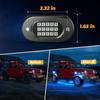 RGB LED Rock Lights 4/6/8/10/12/14 pods APP Control Music Neon Car Underglow Chassis Light for Offroad Truck SUV Rock Lights
