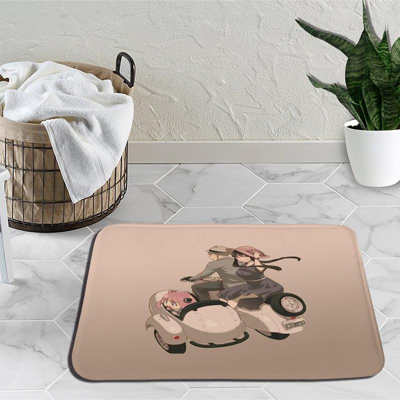 Семейный прикроватный коврик Spy X Anya Forger, дверной ковер Loid Yor Forger, мультяшный напольный коврик для гостиной, тапис, украшение, гобелен