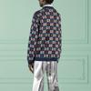 GUCCI Sweaters Men's Blue V-neck Moderate 716334-XKCOZ-4804