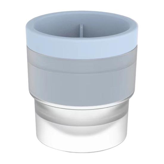 Силиконовая круглая форма для льда для коктейлей с виски, легкосъемная форма для кубиков льда с крышками, штабелируемые сферические льдогенераторы для напитков с бурбоном