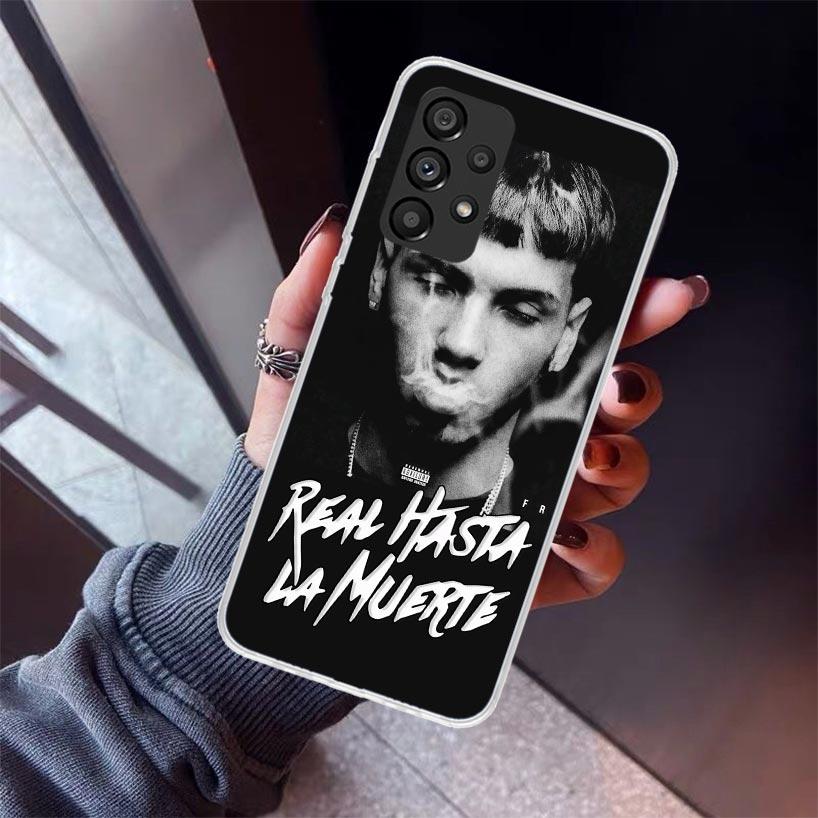Anuel AA Real H-Hasta La M-Muerte Phone Case For Samsung Galaxy A12 A52S A42 A32 A22 A51 A50 Note 20 Ultra 10 S10 Plus A71 A70 A