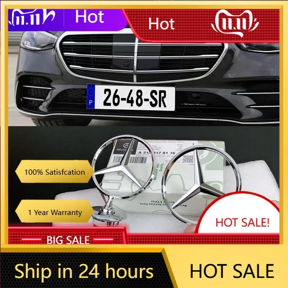 C200 E200 Для Mercedes Benz 1 шт. Звезда эмблема Mercedes Benz На капот Автомобильный капот Передний логотип для Mercedes Benz W202 W203 W204 W208 W21