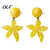 Boho Seaside Style Earrings 1 Pair Starfish Drop Earrings, Summer Beach Dangle Stud Cute Pendant Drops Ocean Themed Holiday Coastal Jewelry