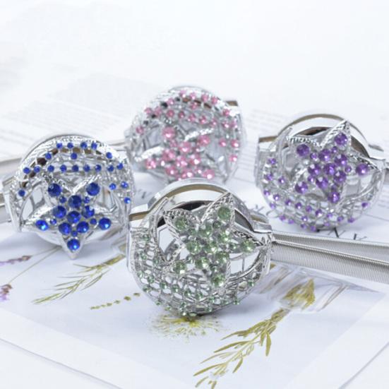 Moon Star Magnetic Curtain Rope Buckle Holder Tieback Strap Belt Home Decoration