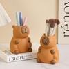 Interesting Capybara Pen Holder Ornament Capybara Stationery Organizer  Makeup Brush