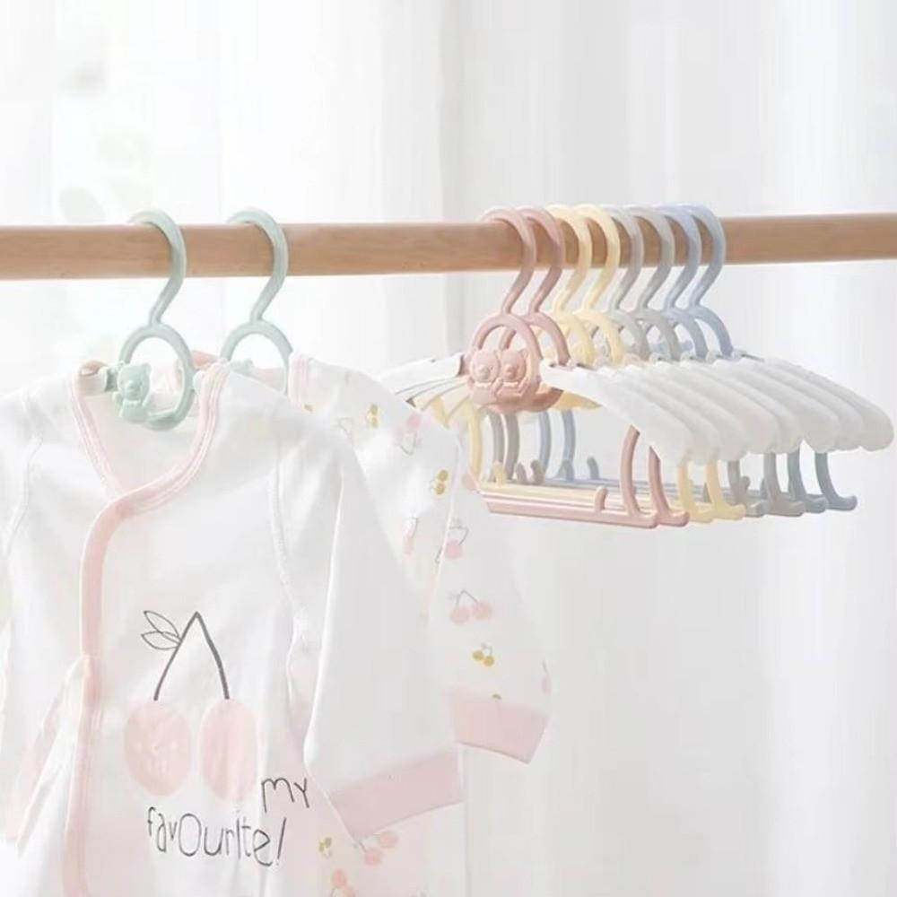 10 Pcs Extendable Baby Clothes Hanger Anti Slip Infant Clothing Hanger  Household Use