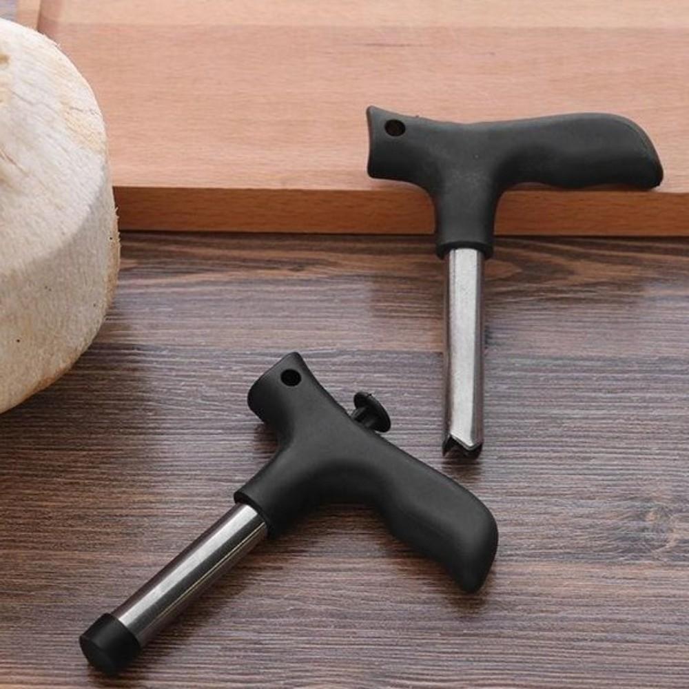 Stainless Steel Coconut Opener Tools Rubber Hammer Hand Hole Puncher  Coconut Water Enthusiasts