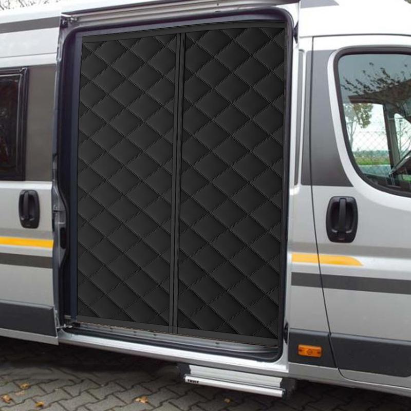 Winter RV Sliding Door Curtain Magnetic Thermal ulated Door Blanket For Fiat Ducato Peugeot Boxer Citroen Relay 2006