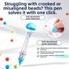 Efficient Fuse Bead Pen Automatic Press-Type Bead Pen Bead Positioning Pen  Beading Crafts Tool