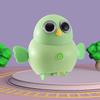 Electric Animal Toys Duck Swinging Swing Squad Funny Magnetic Electric Walking Animal Owl Green