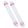 2Pcs Plastic Rolling Pin Safe Durable Sturdy Plastic Nonstick Surface Wide Application Small Rolling Pin