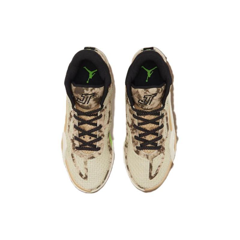 Jordan Tatum 1 Desert Camo men mid-top lace-up basketball shoes tan DZ3320-200