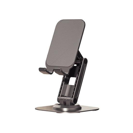 Aluminum Alloy Phone Holder 360 Rotatable Non-slip Foldable Heavy Duty Desktop Tablet Mobile Phone Stand Phone Accessories