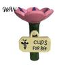 Outdoor Insect Water Bowl Cup Flower-Shaped Bee Watering Station Pollinator Hydration Eco-friendly Feeder for Bees Butterflies Garden Yard Decor