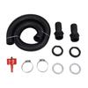 Rain Barrel Hose Connector Kit 39.4 Inch Plastic Rain Barrel Diverter Linking Kit for Rainwater