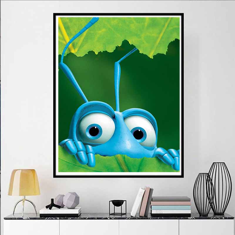 Disney 5D DIY Diamond Painting: Иллюстрация «Насекомый Кризис Фелисити» Полный Круг Алмазная Мозаика Мультяшная Вышивка Арт-Картина для Домашнего Декора