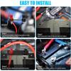 Battery Jump Post Kit, Waterproof Remote Charging Post, Remote Battery Jumper Terminals Relocation Kit, for UTV ATV Car Trucks RV Tractor Boat