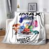The Inside Out 2 Cartoon-themed Cute Printed Blanket Is A Warm and Cozy Gift Suitable for Both Adults and Children.