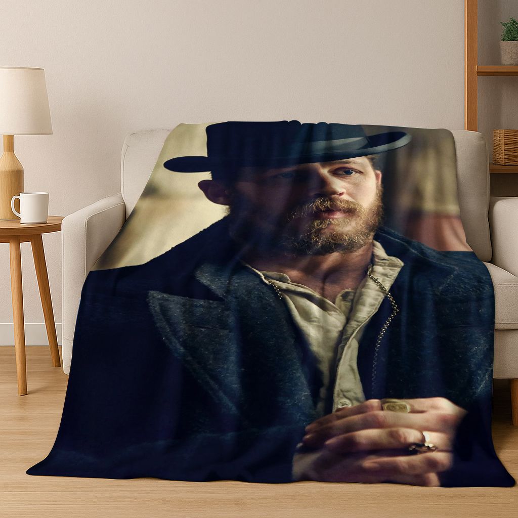 3D Плед с изображением Тома Харди, Актер, Звезда, Фланелевое одеяло, Уютный мягкий плед для дома, Спальни, Кровати, Дивана, Пикника, Офиса, Покрытие, Подарок для детей