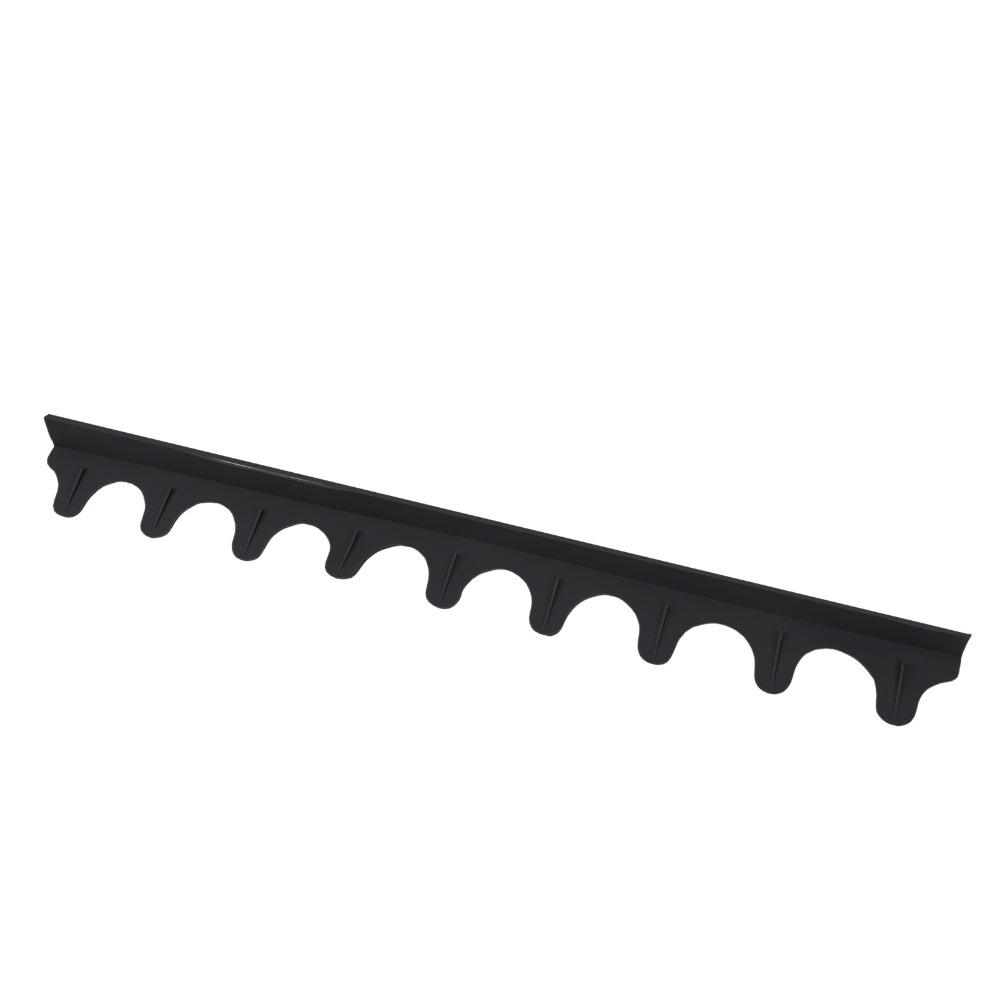 5 PCS Heat Resistant Stove Gap Cover Black Oven Gap Cover Durable Kitchen Gap Filler Stovetop Oven