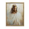 Poster Heart of Love - Portrait of Jesus Poster Heart of Love - Portrait of Jesus, 50X70 Cm, Gold Aluminum Frame, 230 Gsm Matte Paper