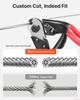 3.2 mm Wire Rope Kit, 12.2 m Length, 316 Stainless Steel Wire Cable, 7.1 kN Breaking Strength, 7 x 7 Strands Construction, Steel Cable for Deck