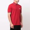 Emporio Armani Мужская футболка-поло с коротким рукавом, однотонная, с принтом, весна-лето 22, красная 3L1FAG-1JTKZ-0357