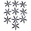 10Pcs 504060 Six-Blade Propeller Cw Ccw 5 Inch Propellers Blade For Fpv Quadcopter Racing Rc Drones Propellers Blade