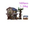32 точки MOC -185913 73773 77684 80710 79749 вид на улицу DIY сборка из мелких деталей конструктор головоломка модель игрушка подарочный набор orn