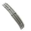 [N3031] - Gray 'Kilimanjaro' Steel Bracelet (3 Rows)