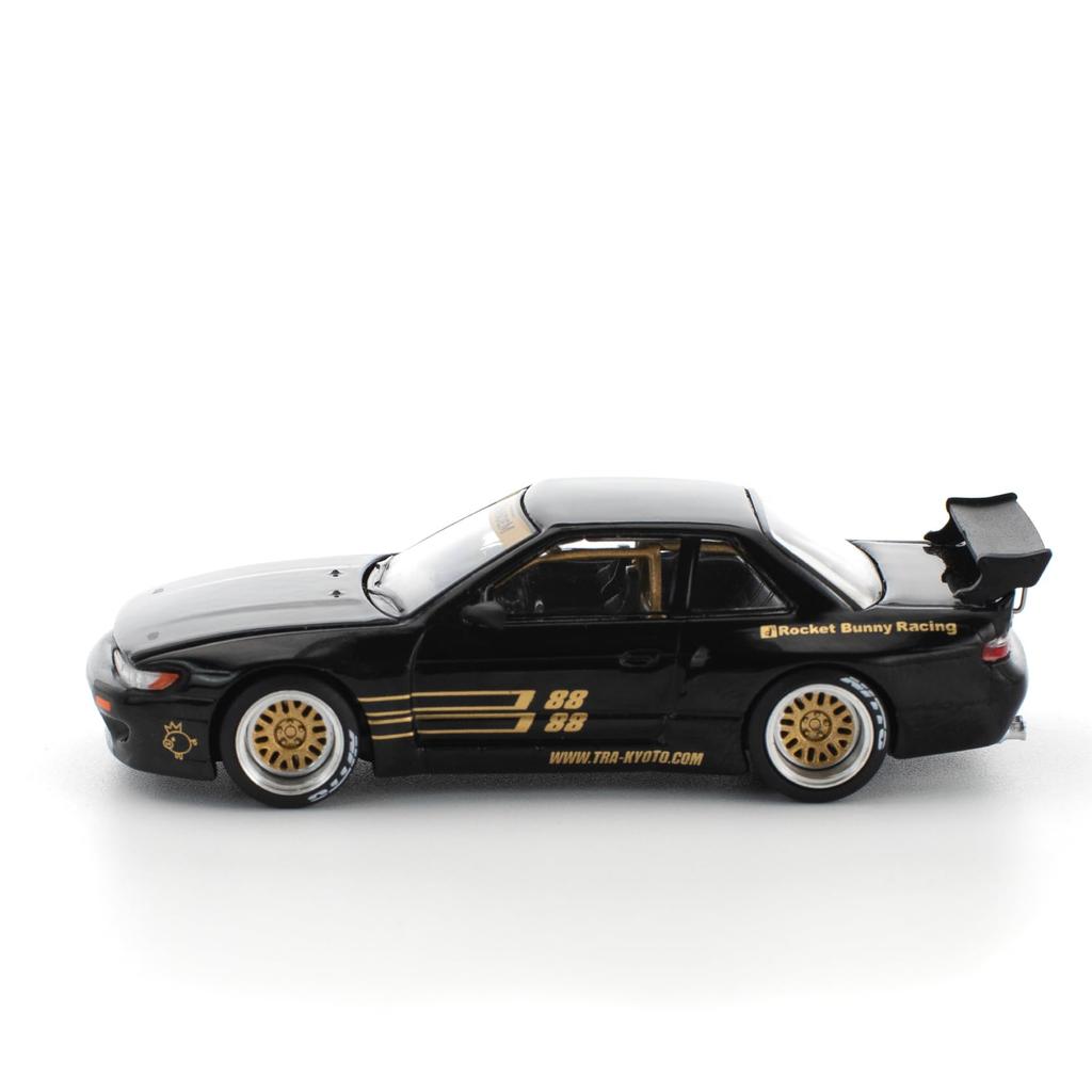 Genesis Company POP RACE 1/64 Pandem Silvia S13 - Черный (Готовая модель) PR640289