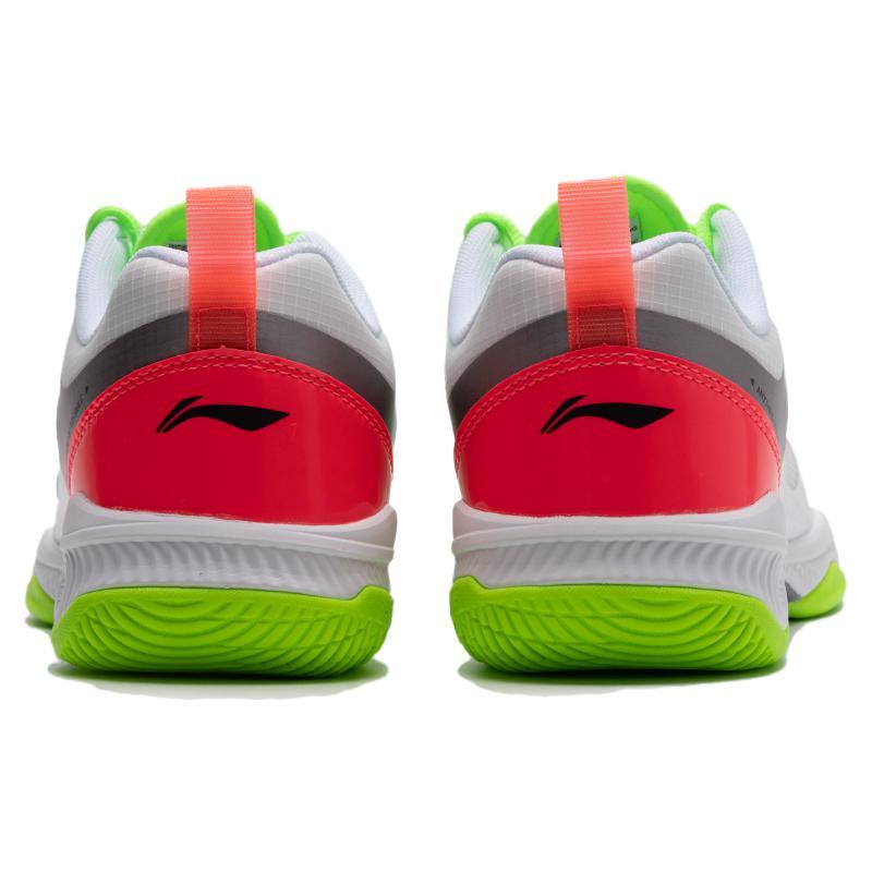 Кроссовки для бадминтона Li Ning Gladiator с амортизацией, износостойкие, низкие, унисекс, ярко-красные, флуоресцентный цвет AYZT011-2
