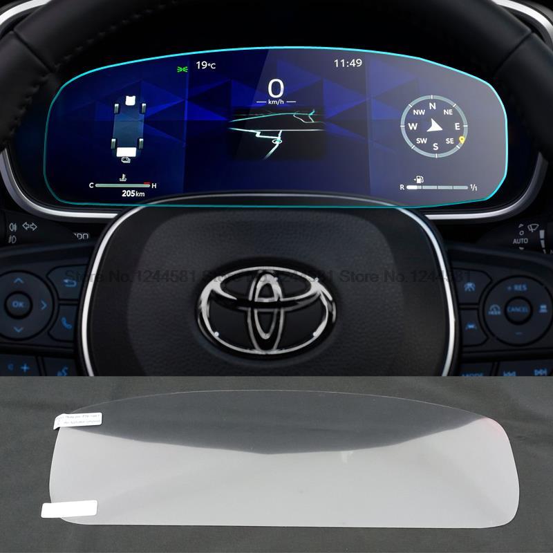 PET Screen Protector For Toyota Corolla HYBRID 5th GENERATION 12.3 inch Car Dashboard trument Panel Protective Sticker