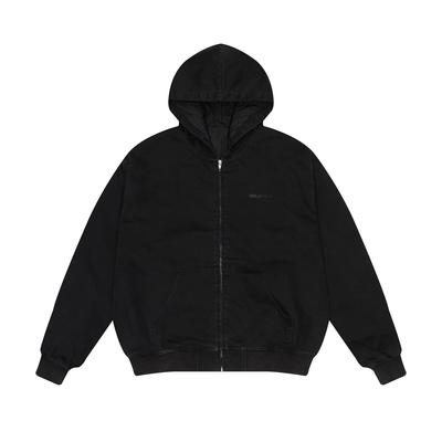 Худи на молнии Unloader Pigment Sandwashed [Черный]
