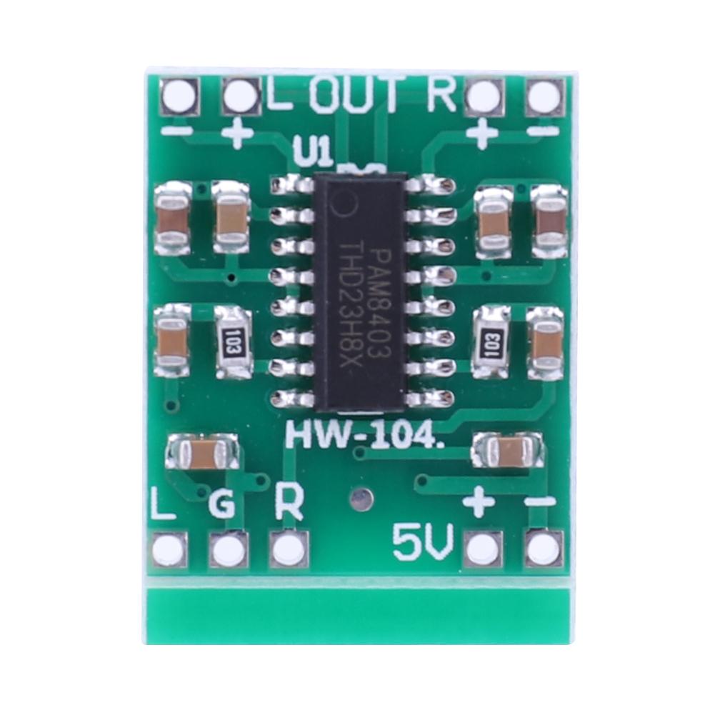 PAM8403 Модуль аудио динамик звуковой усилитель плата 2*3 Вт супер мини цифровая плата усилителя DC2.5-5.5V источник питания