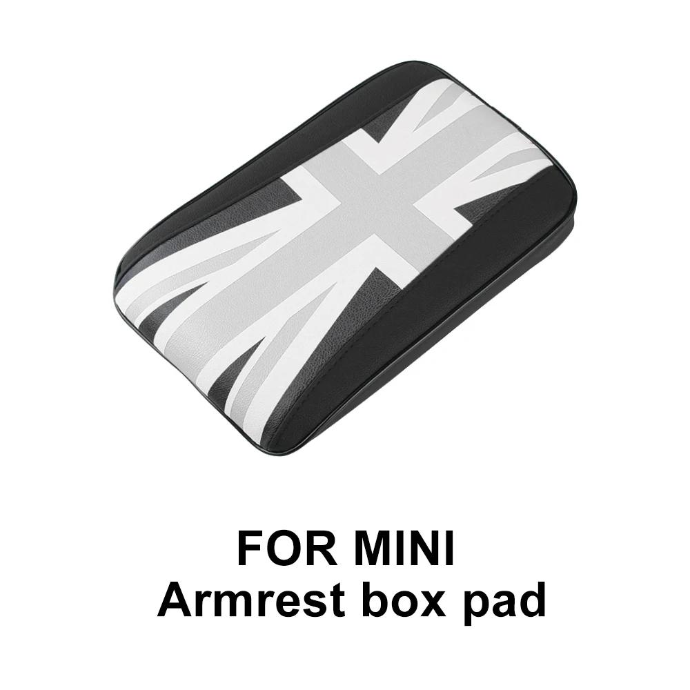 Protective Mat Central Armrest Storage Box Cover Auto Hand Rest Pad Leather Accessories For Mini F60 F56 F55 F54 R60 R56 R55