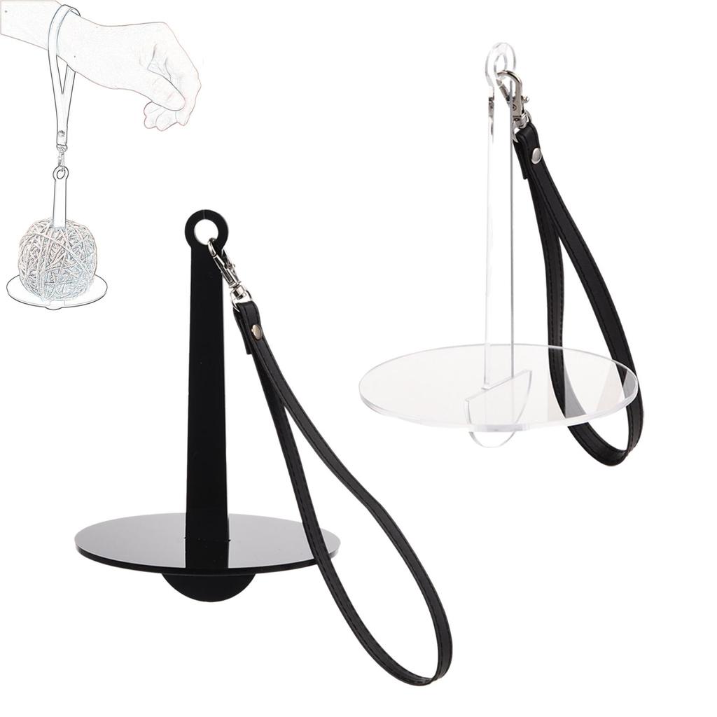 Портативный держатель пряжи для запястья, многоразовый, предотвращает спутывание пряжи и ее смещение, самодельный съемный диспенсер для запястья