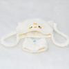Plush Knit Hat and Costume Set for 10cm Plush Toys, White [Used]