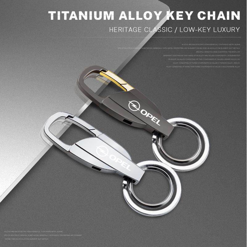 Metal keychains Motorcycle Accessories For Opel Corsa D Astra Insignia Mokka Adam Combo OPC Vauxhall Vectra H G J Antara C Sr7