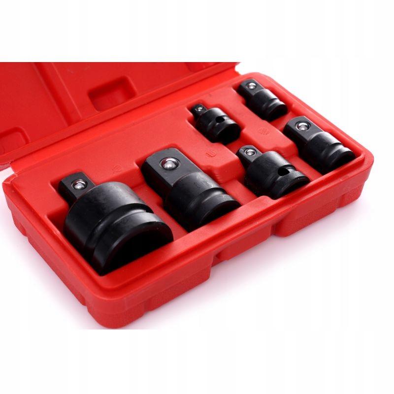 Impact Reduction Adapter Set 6 Pieces 1/4" 3/8" 1/2" 3/4"