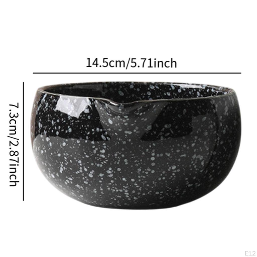 Керамическая чаша для матча с носиком для смешивания чая для домашнего офиса