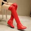 Модные Сексуальные Узкие Ботфорты Женские Внутренняя высота Танкетка Длинные Сапоги Высокий Каблук Сапоги Выше Колена Боковая Молния Женские Ботинки Обувь 34-43