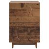 Nightstand Reclaimed Wood 33.5 x 34.5 x 50 cm Engineered Wood