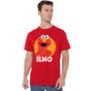 Sesame Street Unisex Adult Elmo Scribble T-Shirt