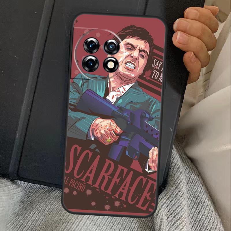 Scarface Tony Montana Case For OnePlus 13T 10T 8T 10R 12R 13R 15 13 12 11 10 9 Nord CE 5 2 3 4 Lite N20 N30 Cover