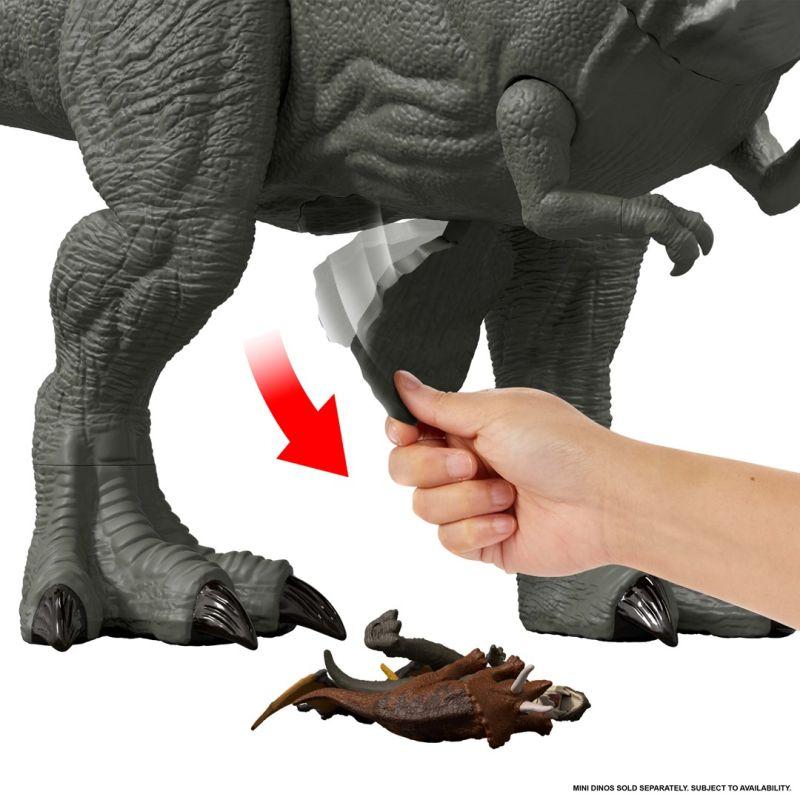 Mattel Tyrannosaurus Rex Super Colossal Action Figure Plastic Grey
